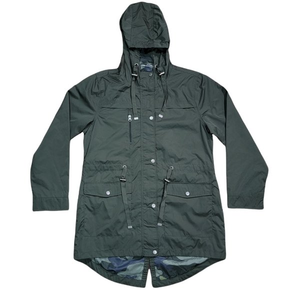 Time and Tru Jackets & Blazers - Time And Tru Women's Green Jacket Lightweight Wind Resistant Anorak 52469 (SZ M)